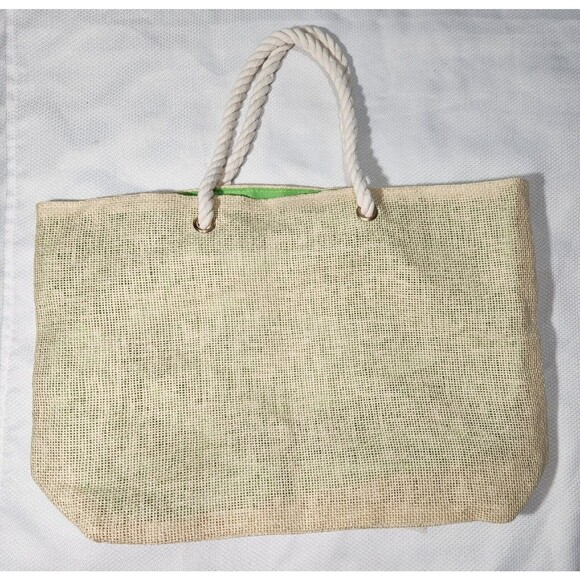 Pier 27 Tote Bag Large Beach bag Logo "I Need Vitamin Sea" Shoulder bag - Picture 2 of 11